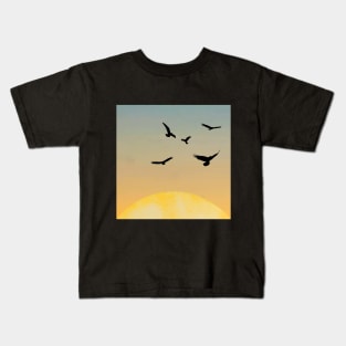 Flying Birds Kids T-Shirt